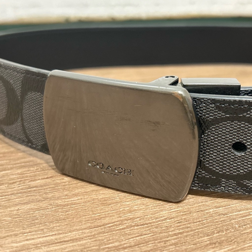 𝐄𝐔𝐂 𝐂𝐎𝐀𝐂𝐇 𝐑𝐞𝐯𝐞𝐫𝐬𝐢𝐛𝐥𝐞 𝐁𝐥𝐚𝐜𝐤 𝐋𝐞𝐚𝐭𝐡𝐞𝐫 𝐁𝐞𝐥𝐭 - Picture 13 of 16